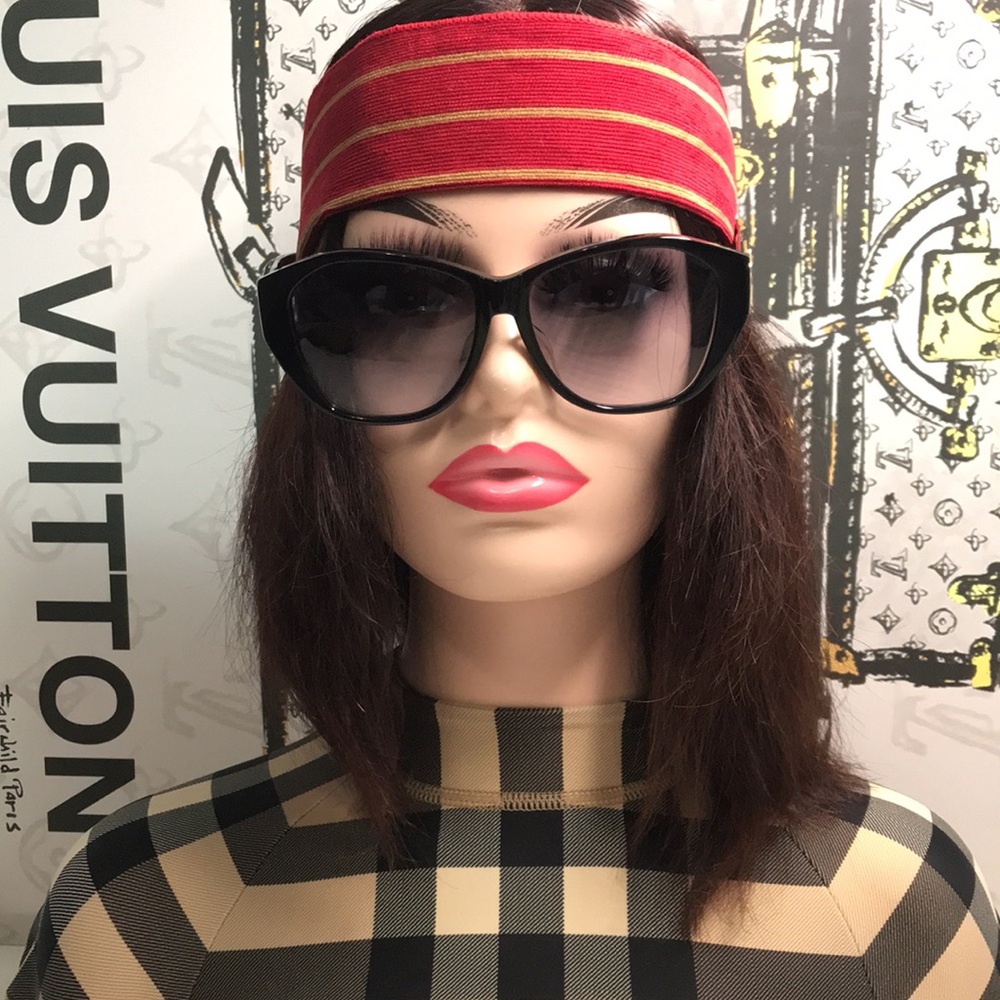 💯 - New Authentic SAINT LAURENT SLM8/F Sunglasses Black - Picture 4 of 13